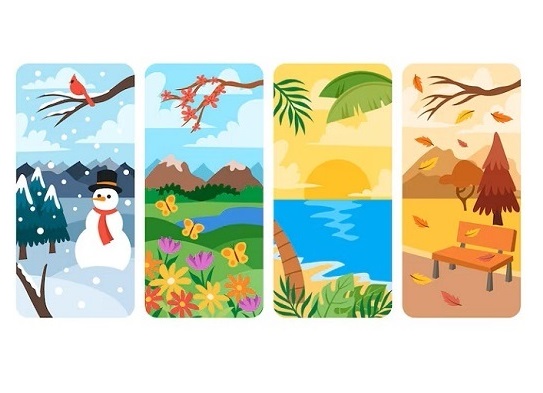 Тематическая подборка: Книжный хоровод: Четыре сезона